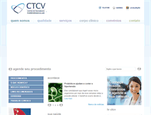 Tablet Screenshot of ctcv.med.br